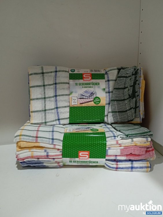 Artikel Nr. 526988: S Budget 2 x 10Stk Geschirrtücher 50 cm x 70 cm