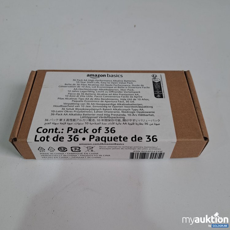 Artikel Nr. 808988 Artikel Nr. 808988: Amazon Basics Batterien AA 36 Stk