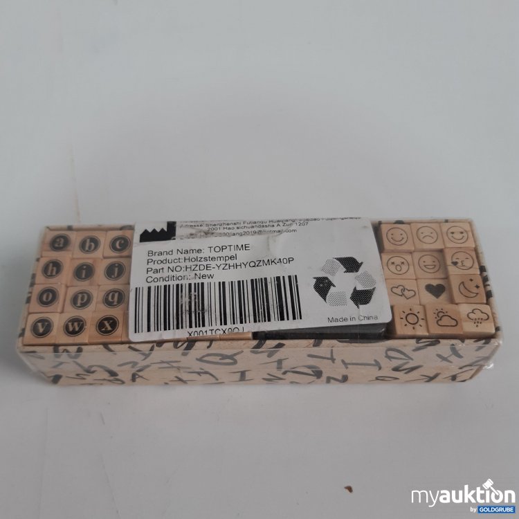 Artikel Nr. 849988: Stamp set Holzstempel 40stk