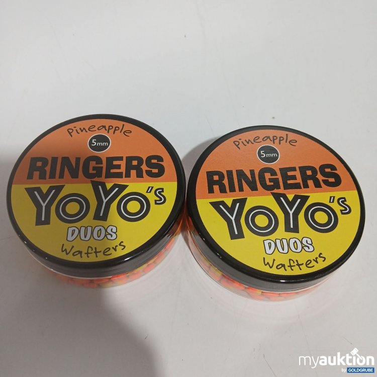 Artikel Nr. 881988: Ringers Yoyo's Pineapple Duos Wafters 5mm Orange & Yellow je 30g 
