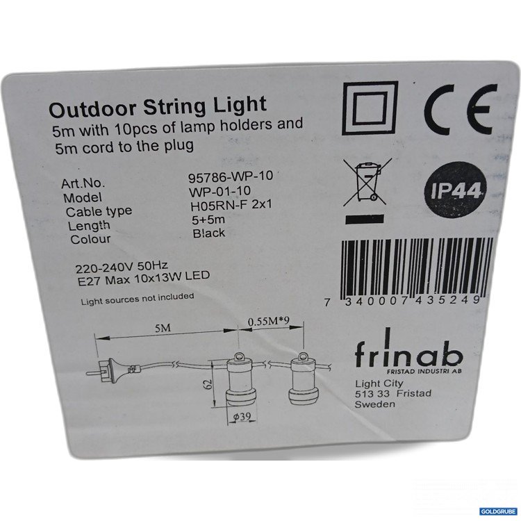 Artikel Nr. 896988: Frninab Outdoor  String Light 5m