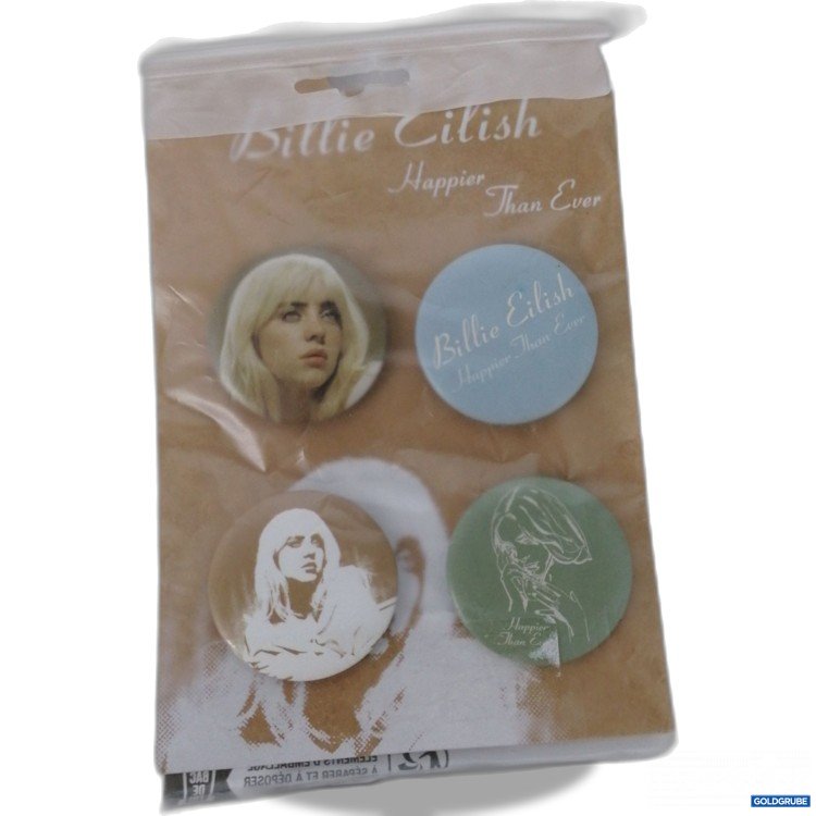 Artikel Nr. 915988: 4Stk Billie Eilish Anstecker