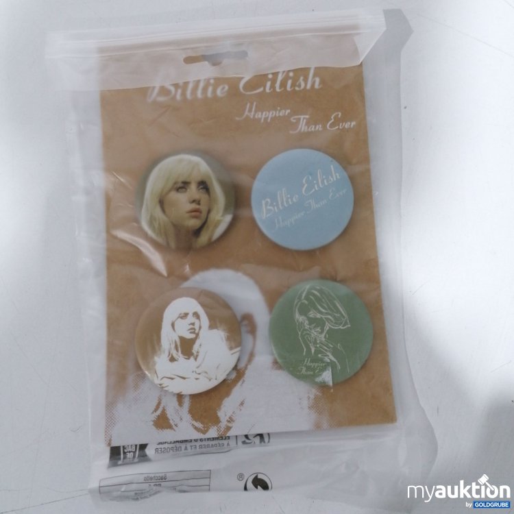 Artikel Nr. 915988: 4Stk Billie Eilish Anstecker