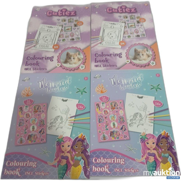 Artikel Nr. 928988: Colouring book inkl. Sticker 