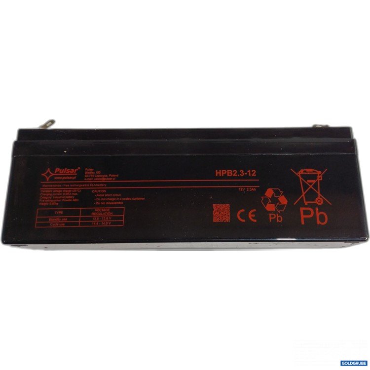Artikel Nr. 960988: Pulsar Batterie HPB2.3-12 12V 2.3Ah 