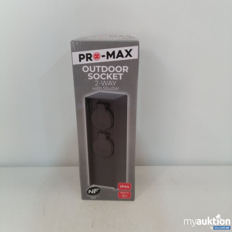 Artikel Nr. 425989: Pro-Max Outdoor Socket 2 Way 