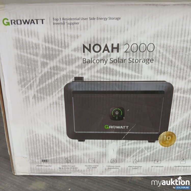 Artikel Nr. 439989 Artikel Nr. 439989: Growatt Noah 2000 Balcony Solar Storage 2048Wh LiFeP04