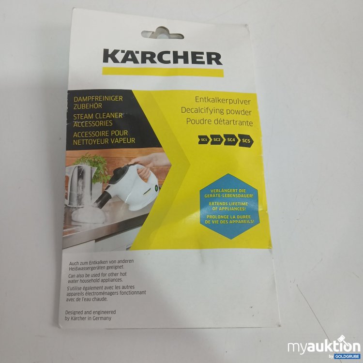 Artikel Nr. 840989 Artikel Nr. 840989: Kärcher Dampfreiniger Entkalkpulver 6x17g