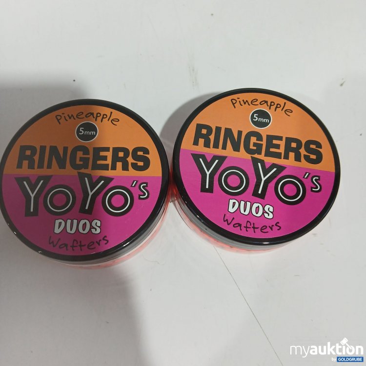 Artikel Nr. 881989: Ringers Yoyo's Pineapple Duos Wafters 5mm Orange & Pink je 30g 