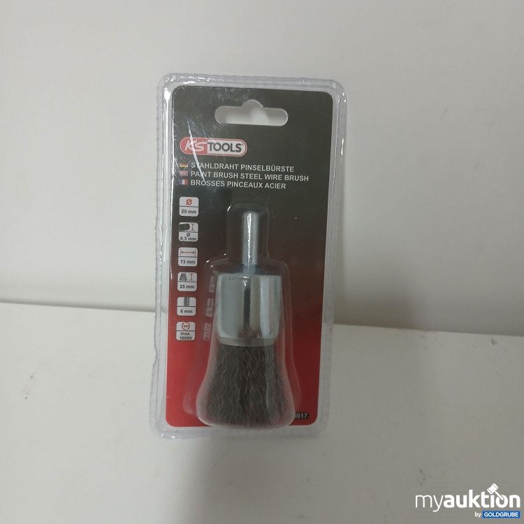Artikel Nr. 912989: KsTools Stahldraht Pinselbürste 340.0017