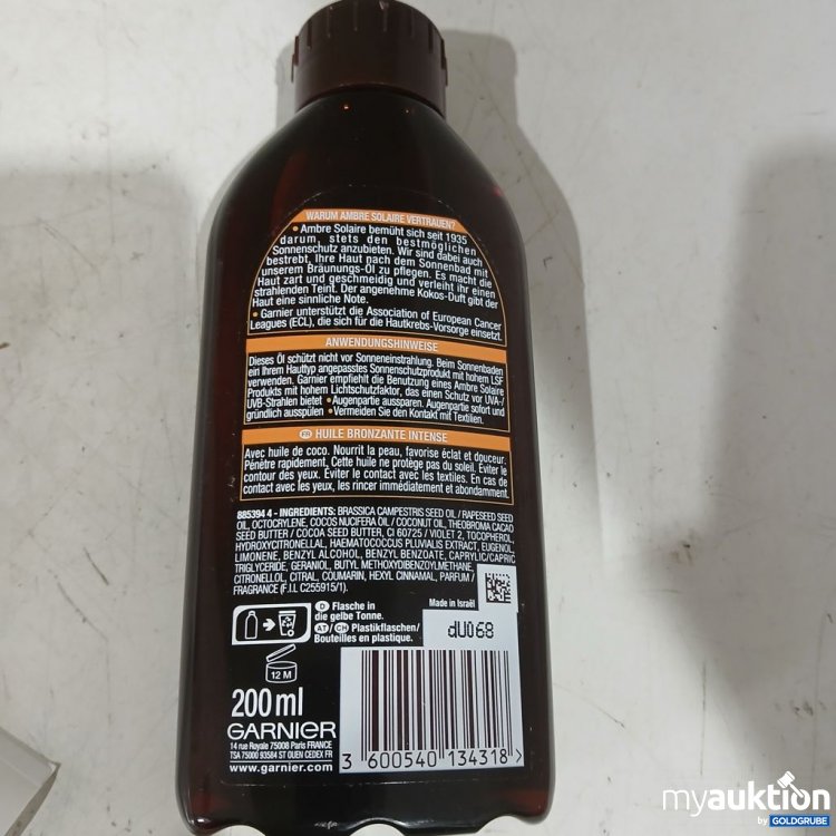 Artikel Nr. 917989: Garnier Ambre Solaire Ideal Bronze Bräunungsöl 200 ml