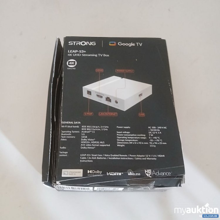 Artikel Nr. 932989: STRONG LEAP-S3+ 4K UHD Streaming TV Box