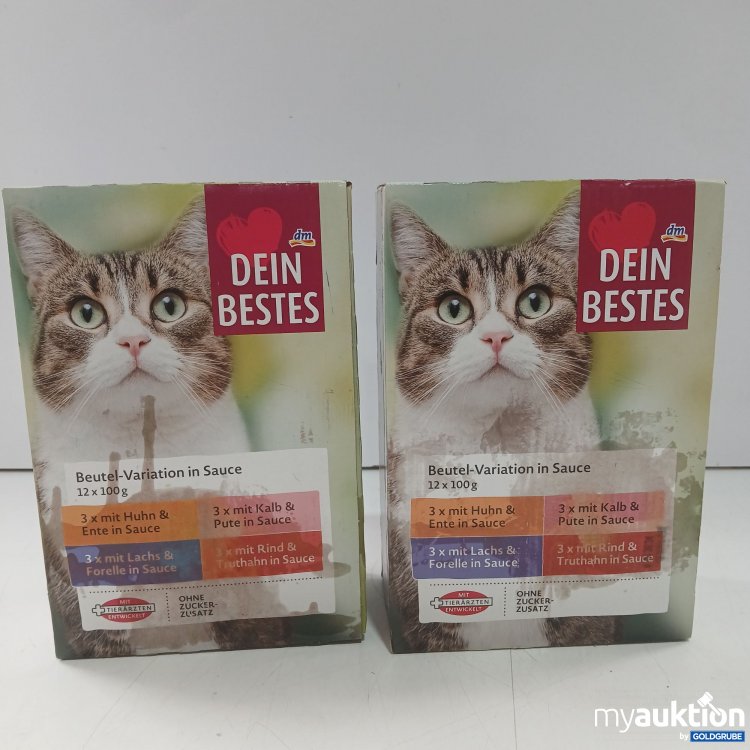 Artikel Nr. 958989: Dm Dein Bestes Beutel-Variation in Sauce huhn Kalb lachs Rind 12×100g