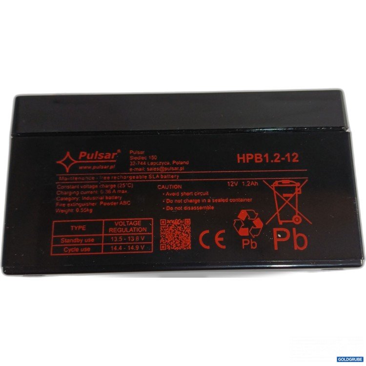 Artikel Nr. 960989: Pulsar Batterie HPB1.2-12 12V 1.2Ah 
