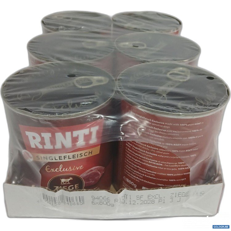 Artikel Nr. 972989: Rinti Singlefleisch Ziege Pur 6x800g