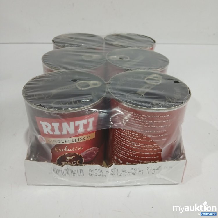 Artikel Nr. 972989: Rinti Singlefleisch Ziege Pur 6x800g