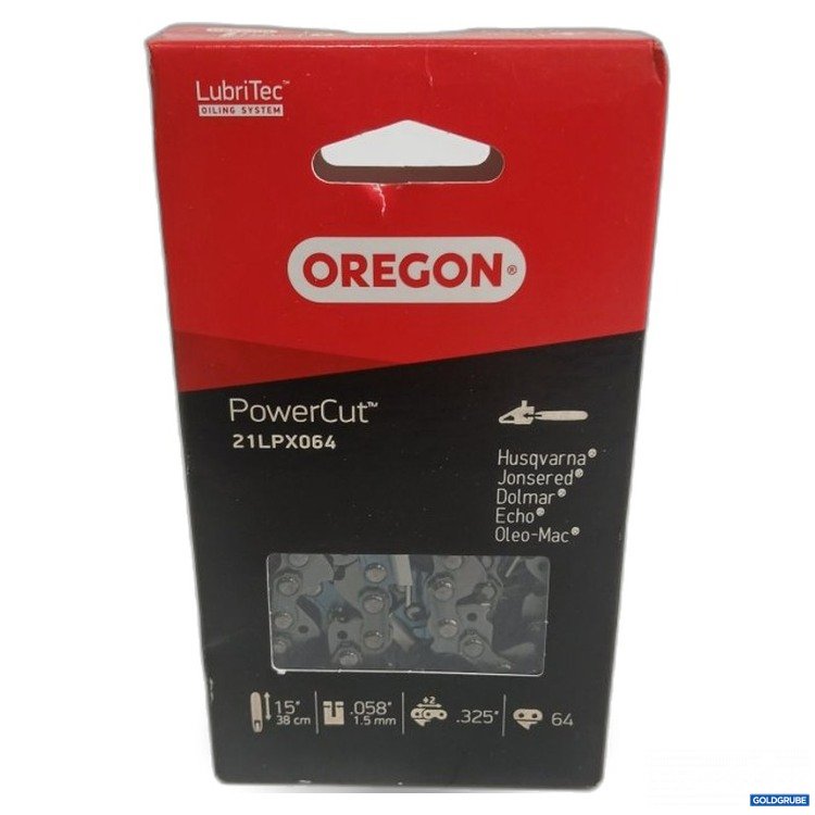Artikel Nr. 466990 Artikel Nr. 466990: Oregon PowerCut 21 l PX064 Kettensägekette 38 cm 64 Treibglieder