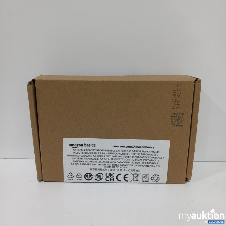 Artikel Nr. 786990 Artikel Nr. 786990: Amazon Basics AA Wiederaufladbare Batterien 12 Stück