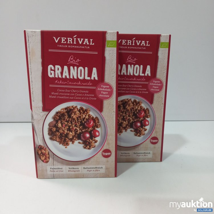 Artikel Nr. 868990 Artikel Nr. 868990: Verival Bio Granola Kakao-Sauerkirsch 2x 325g