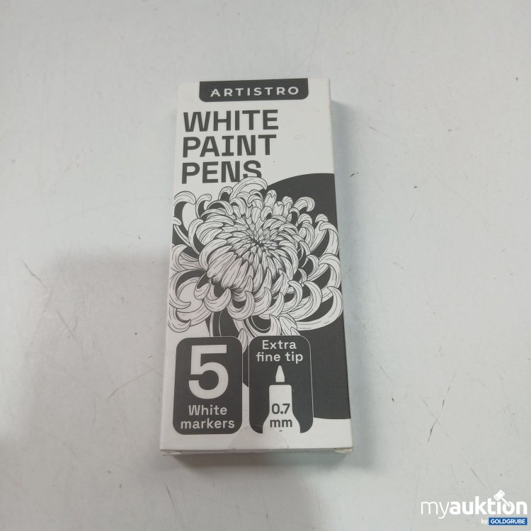 Artikel Nr. 873990: Artistro White Paint Pens 5x 0.7mm