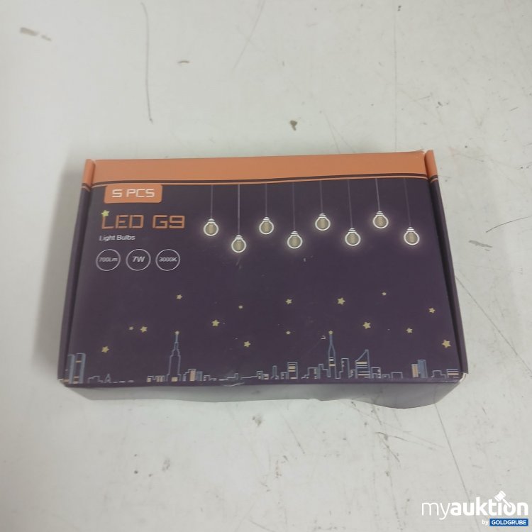 Artikel Nr. 875990: LED G9 Light Bulbs 5 Stück 7W
