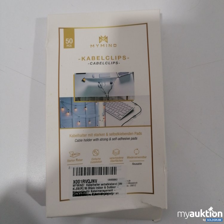 Artikel Nr. 895990: MyMind Kabelclips 50stk 