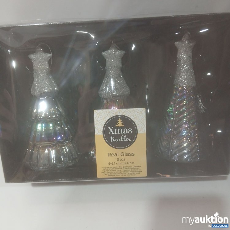 Artikel Nr. 911990 Artikel Nr. 911990: Xmas Baubles 3 Stk transparent