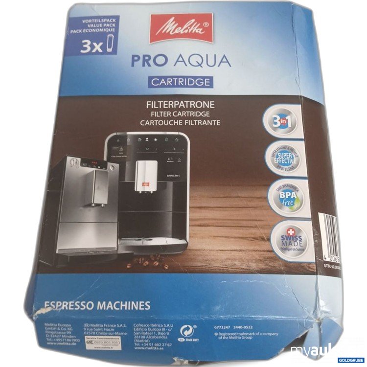 Artikel Nr. 918990: Melitta Pro Aqua Cartridge Filterpatrone 3x0