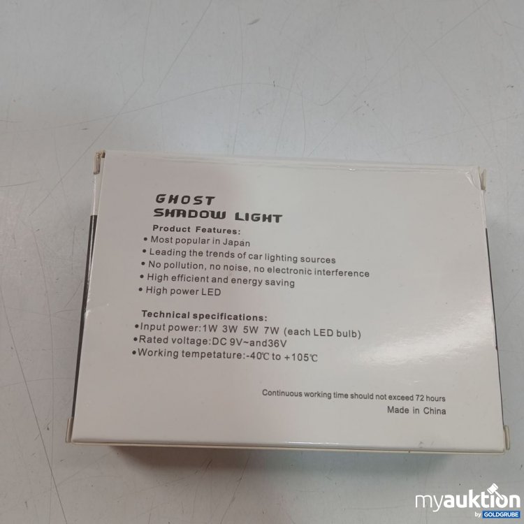 Artikel Nr. 929990: Ghost Shadow Light 9V 1W