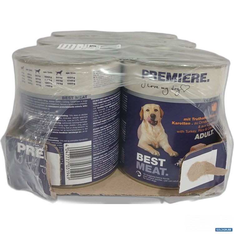Artikel Nr. 972990: Premiere Best Meat Hundefutter Truthahn, Karotten & Reis 6x800g