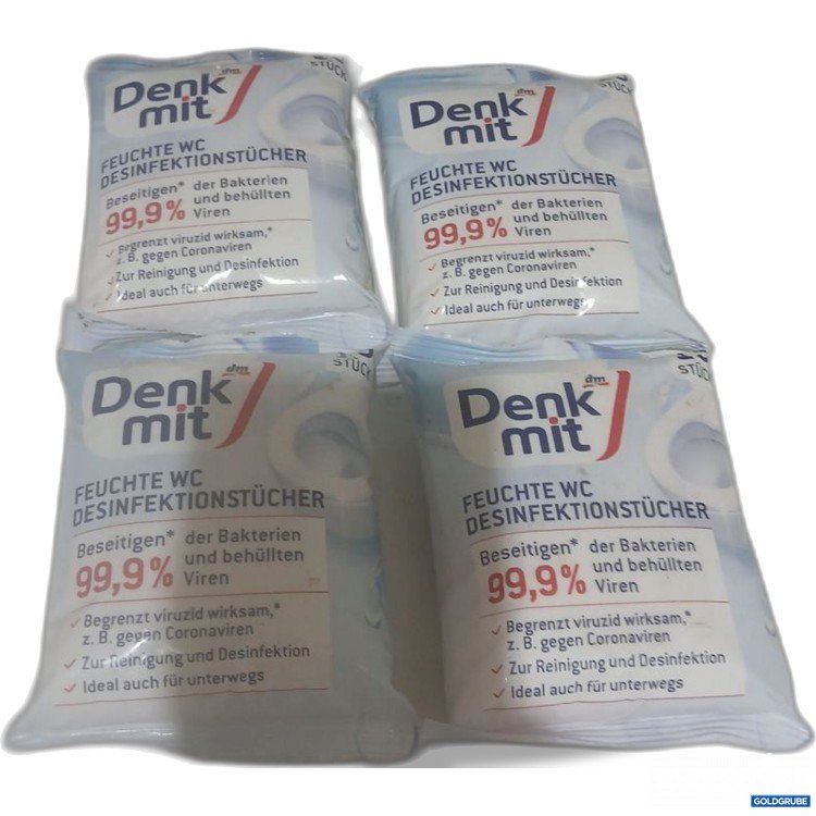 Artikel Nr. 981990 Artikel Nr. 981990: Denk mit Feuchte WC Desinfektionstücher 4Pack