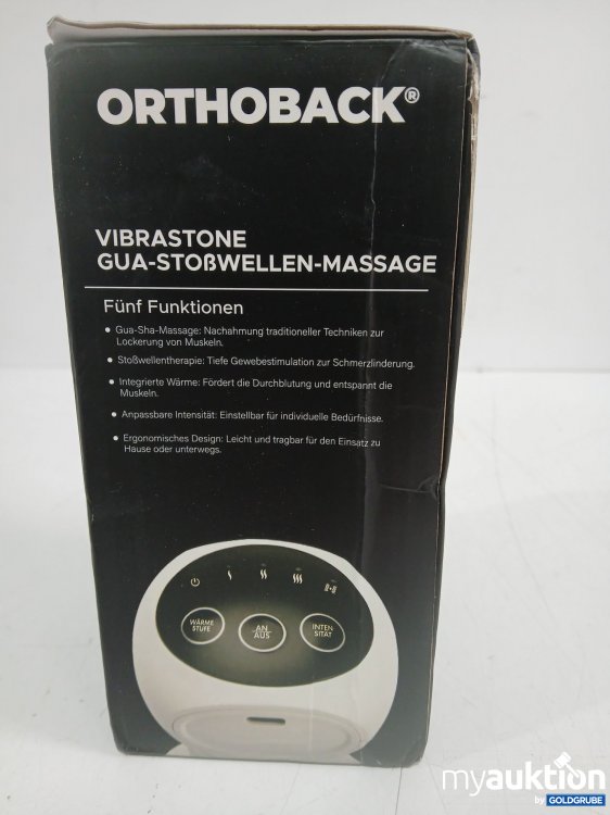 Artikel Nr. 994990 Artikel Nr. 994990: ORTHOBACK Vibrastone Gua Stoßwellen Massage