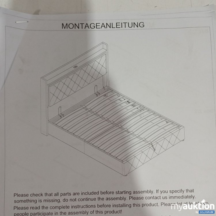 Artikel Nr. 444991 Artikel Nr. 444991: Bettrahmen mit Staufunktion TL250616WXL0101-2-22