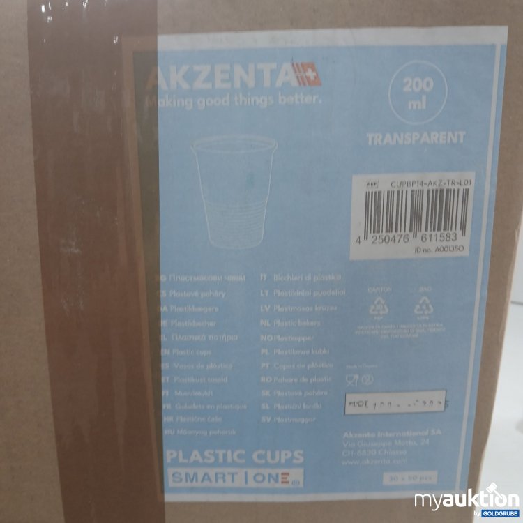 Artikel Nr. 445991 Artikel Nr. 445991: Akzenta Plastikbecher 200ml 30x50psc