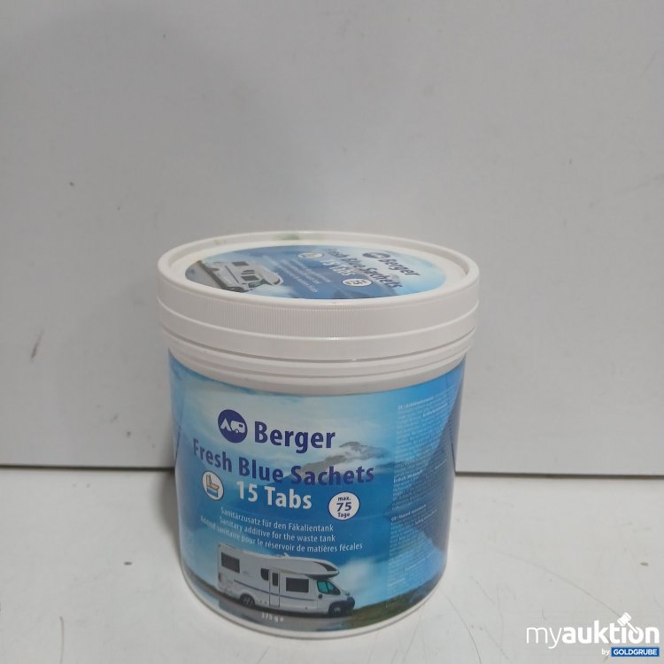 Artikel Nr. 470991 Artikel Nr. 470991: Berger Fresh Blue Sachets 15 Tabs 375g