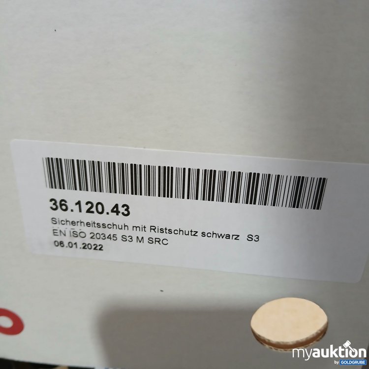 Artikel Nr. 914991: Stuco Sicherheitsschuhe mit Ristschutz schwarz S3 36.120.43