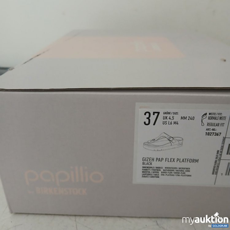 Artikel Nr. 954991: Papillio Gizeh Pap Flex Platform Schwarz 37