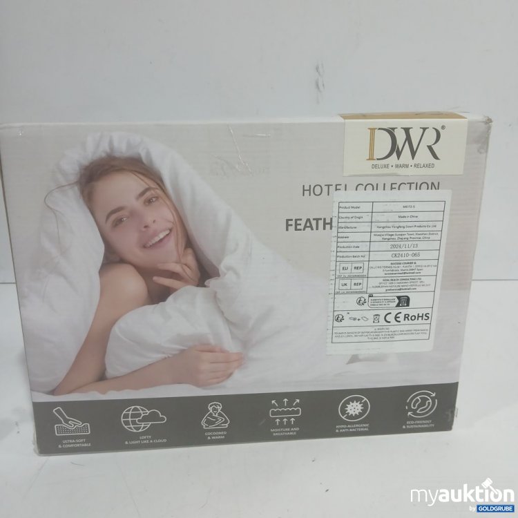 Artikel Nr. 993991 Artikel Nr. 993991: DWR Hotel Collection Feather Duvet 135x200cm