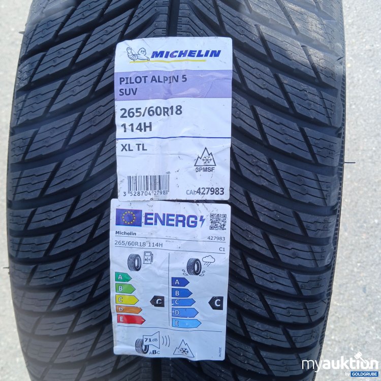 Artikel Nr. 437992 Artikel Nr. 437992: Michelin Pilot Alpin5 SUV 265/60R18 114H XL