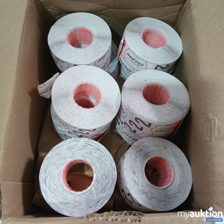 Artikel Nr. 524992: HLS Etiketten 26mm rund leuchtrot G2 "50% billiger"