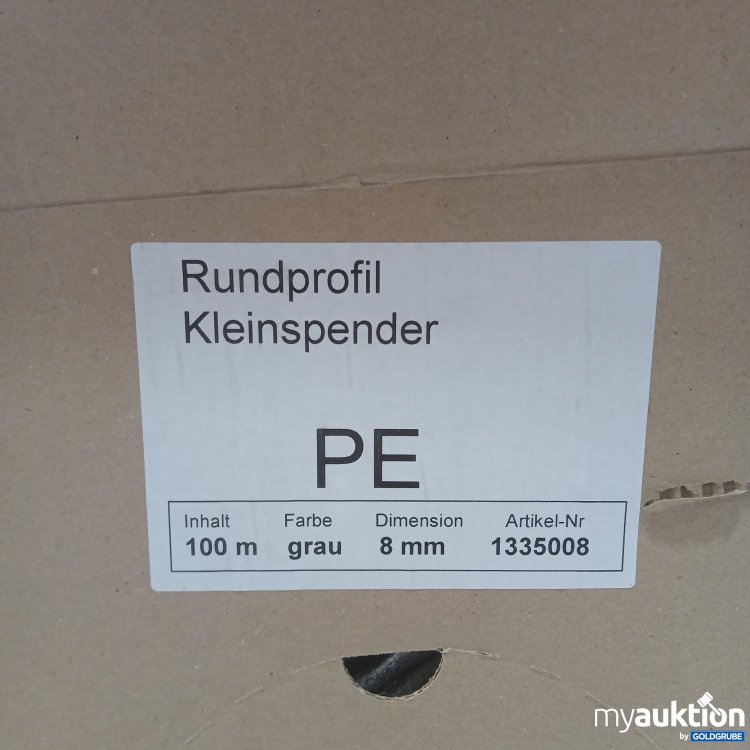 Artikel Nr. 882992: Rundprofil Kleinspender 100m Grau 8mm 1335008