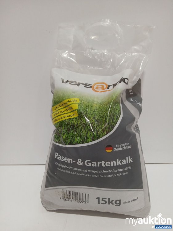 Artikel Nr. 959992: versando Rasen & Gartenkalk 15kg 300m²