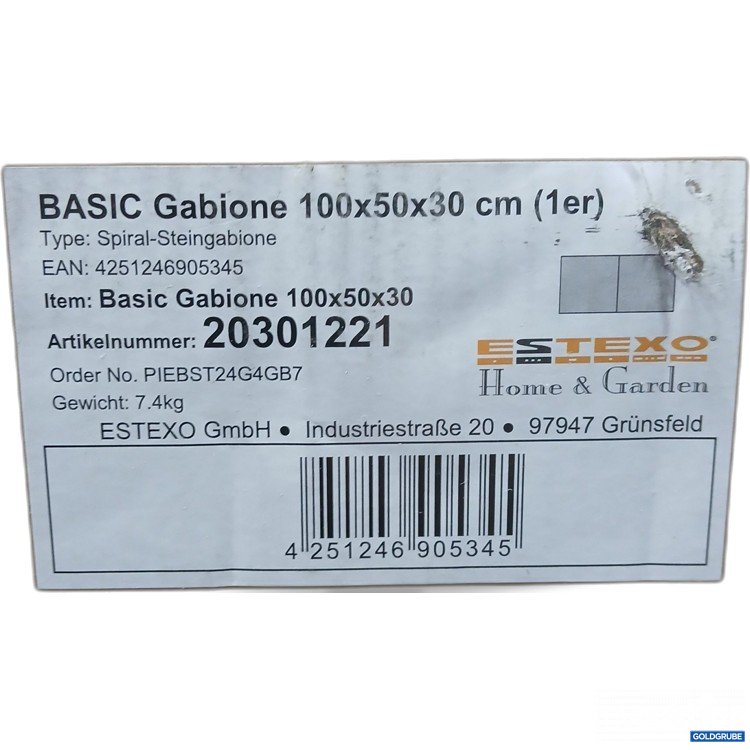 Artikel Nr. 971992: Basic Gabione 100×50×30cm (1er), Art.No. 20301221