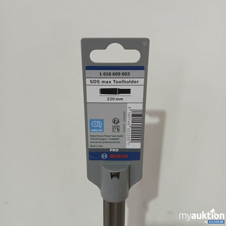 Artikel Nr. 987992 Artikel Nr. 987992: Bosch SDS Max Toolholder 220mm 1 618 609 003