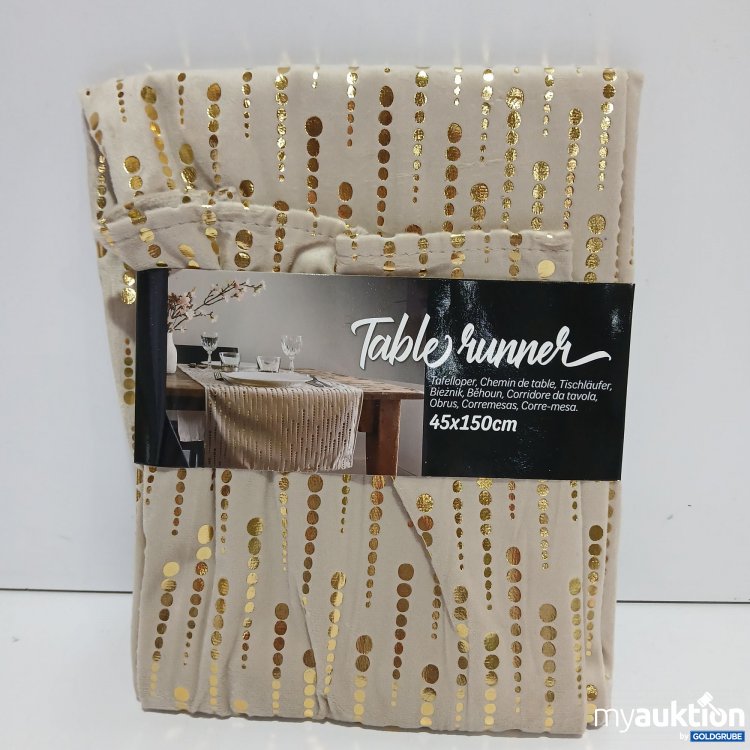 Artikel Nr. 361993 Artikel Nr. 361993: Eleganter Tischläufer Goldakzente
