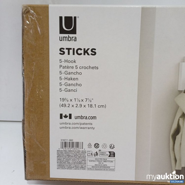 Artikel Nr. 446993 Artikel Nr. 446993: umbra Sticks 5-Hook