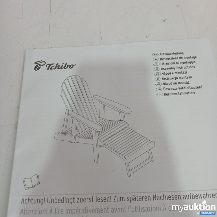 Artikel Nr. 843993: Adirondack Chair auszieh Fuß  700561