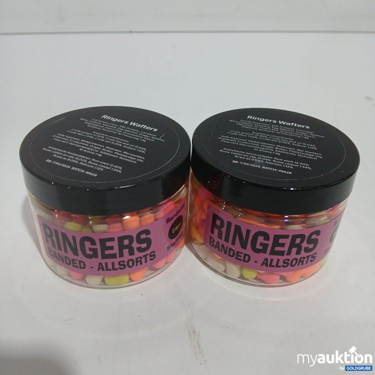 Artikel Nr. 881993: Ringers Banded Alsorts Bandems 6mm Shellfish 
