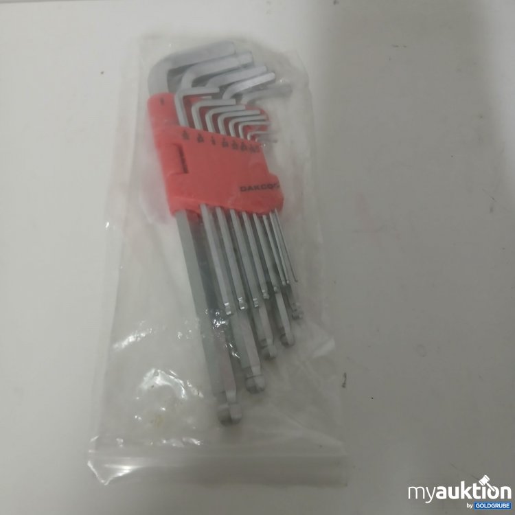 Artikel Nr. 912993: DAKCOS Innensechskantschlüssel Satz 13tlg.