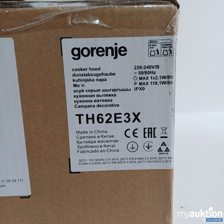 Artikel Nr. 960993: Gorenje Dunstabzugshaube TH62E3X 60Ccm 